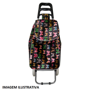 CARRINHO MALEIRO BOLSA ESTAMPADO