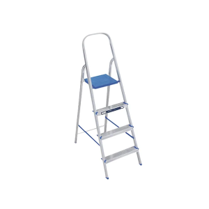 ESCADA DE ALUMINIO  4 DEGRAUS ALUMASA