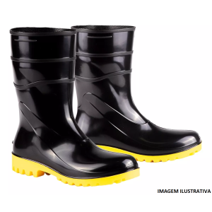 BOTINA SOLADO AMARELO N-35/36 CRIVAL