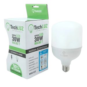 LAMPADA LED TECH LUZ ALTA POT. 30W