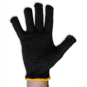 LUVA TRIC. PIGMENTADA PRETA 9''