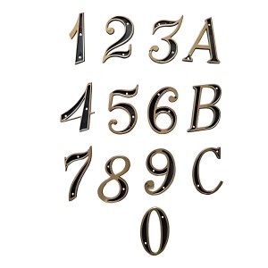 NUMERO RESIDENCIAL PVC 6