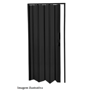 PORTA SANFONADA MULTILIT 0,84 PRETA
