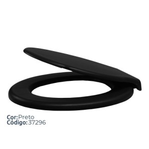 ASSENTO SANIT. ALUMASA ROMA PRETO