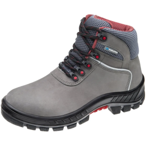 BOTINA NUBUCK CINZA CLARO N- 40 MARLUVAS