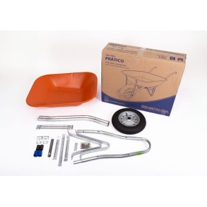 CARRINHO DE MAO PRATICO LARANJA METALOSA