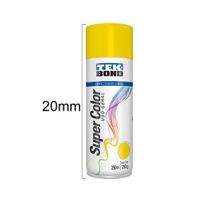 TINTA SPRAY USO GERAL AMARELO 350 ML TEKBOND