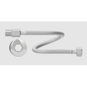 ENGATE FLEX MALHA INOX  30CM THOMPSON