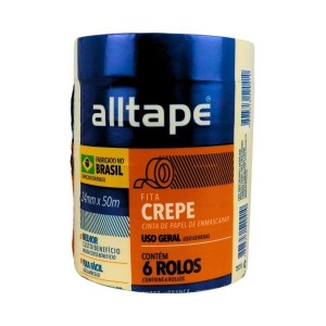 FITA CREPE  24 X 50M ALLTAPE PCT 6